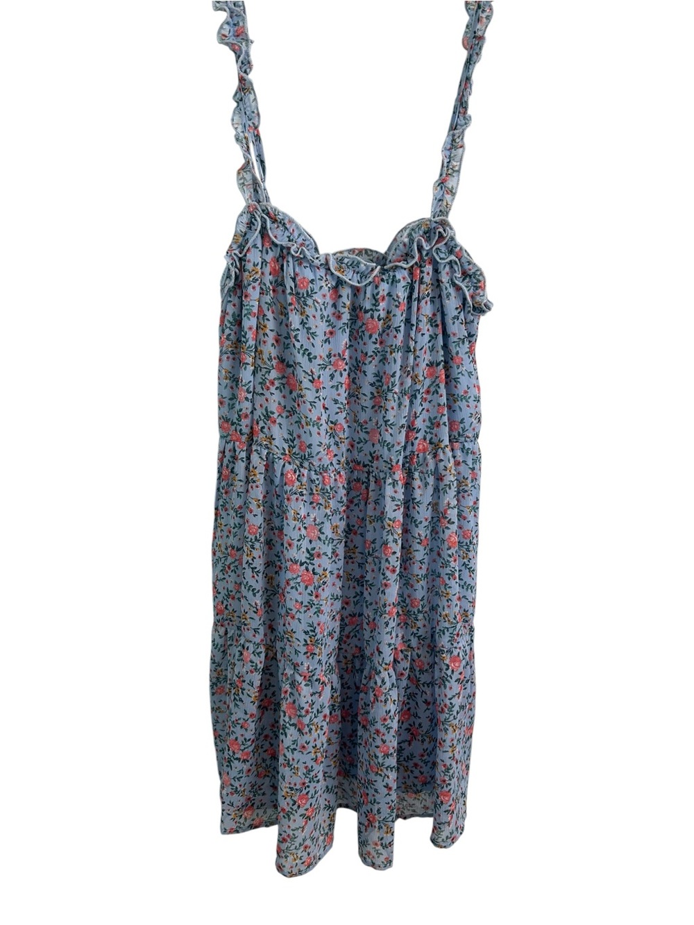 Altar’d State Blue Floral Mini Dress – Size M (NWT) - Picture 3 of 7